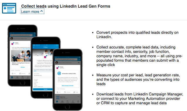LinkedIn Sponsored InMail