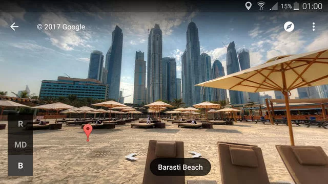 Google Street View example