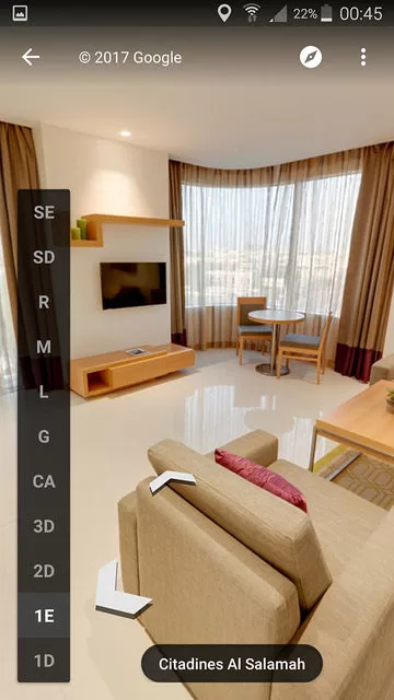 Google Street View example