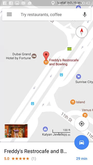 Google Street View example