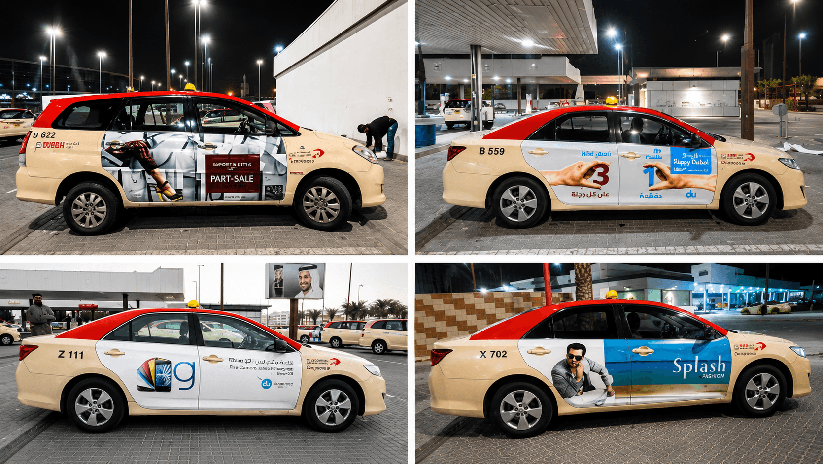 Taxi Advertising in Dubai
