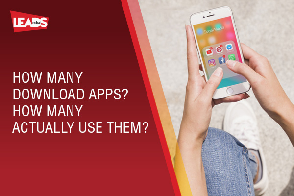 How many download apps? How many actually use them?