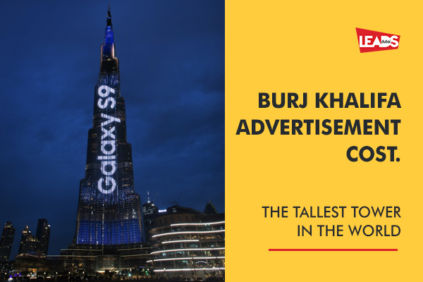 burj khalifa advertising cost