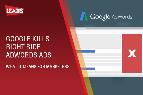Google kills right side adwords ads. What it means for marketers