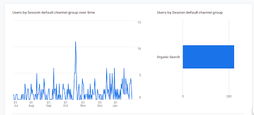 seo traffic data case study in dubai