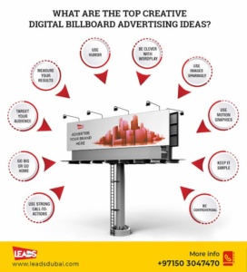 Top Creative Digital Billboard Advertising Ideas | Leads Dubai