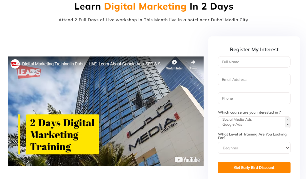 Digital Marketing Workshop