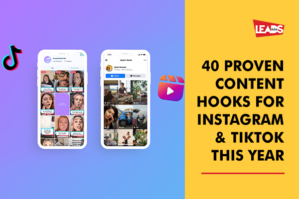 40 Proven Content Ideas for Instagram & TikTok Hooks + Tips