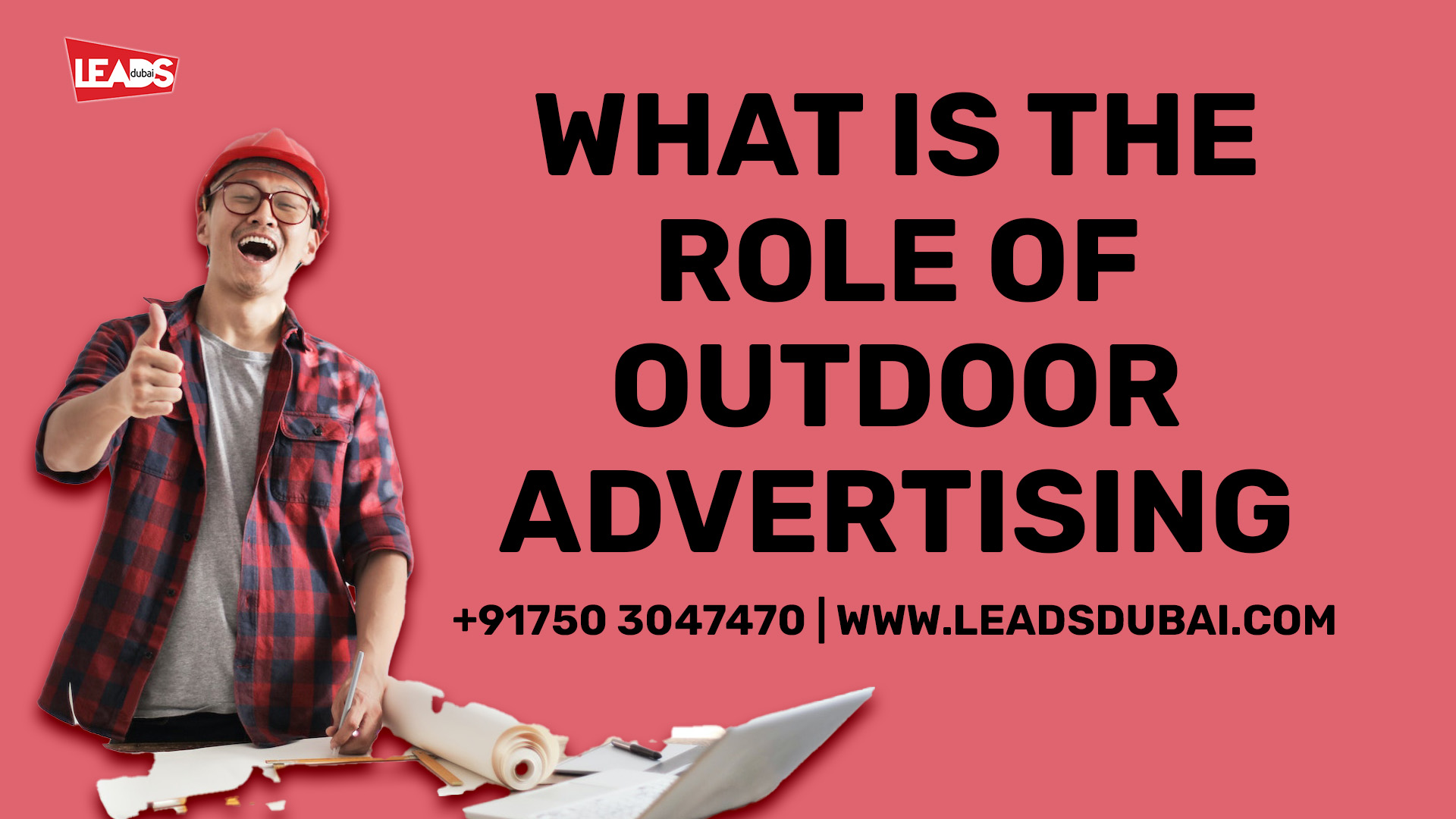 What is the role of outdoor advertising?