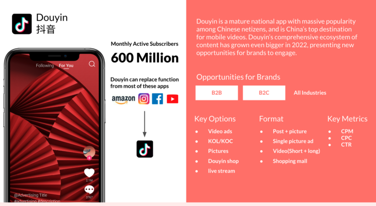 Douyin TikTok China advertising for Dubai businesses