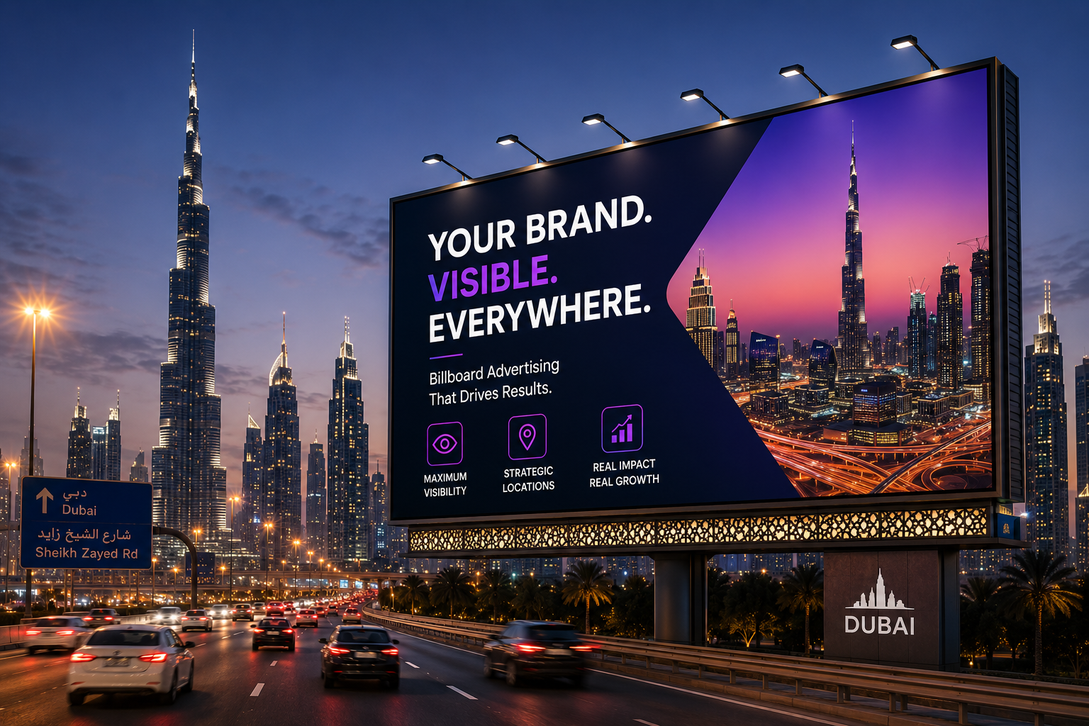Billboard Advertising Services in Dubai, UAE