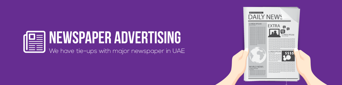 Newspaper Advertising Options in Dubai & UAE. And Classified Ads.