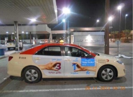 Taxi Advertising in Dubai
