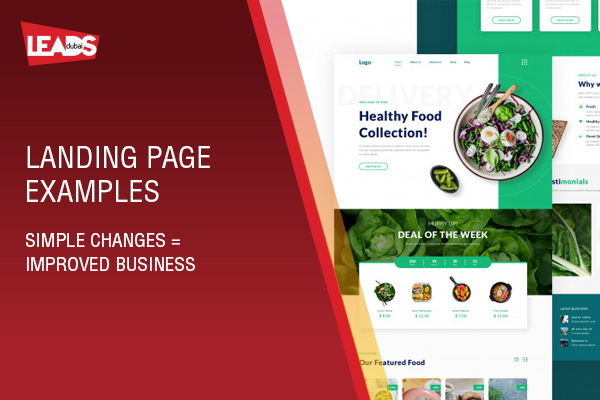landing page