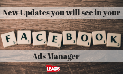 Facebook new updates in google ads manger
