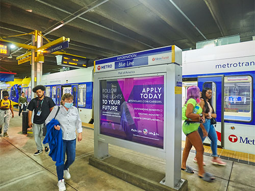 metro stations advertising uae
