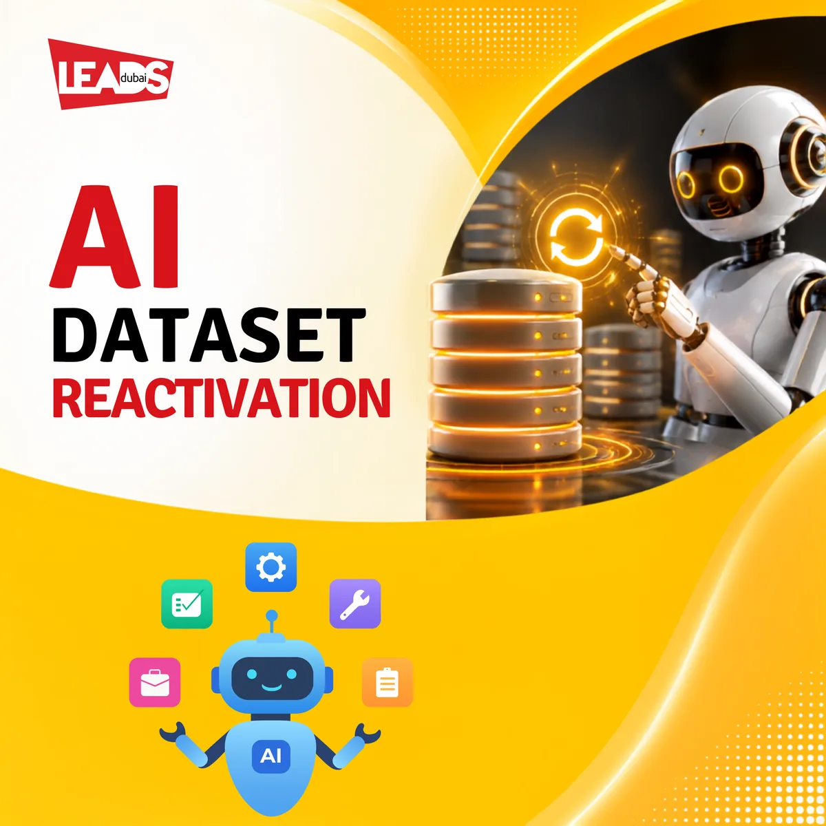 AI database reactivation: AI calls through your old, dormant database in any language and turns it into warm, qualified leads with no new ad spend