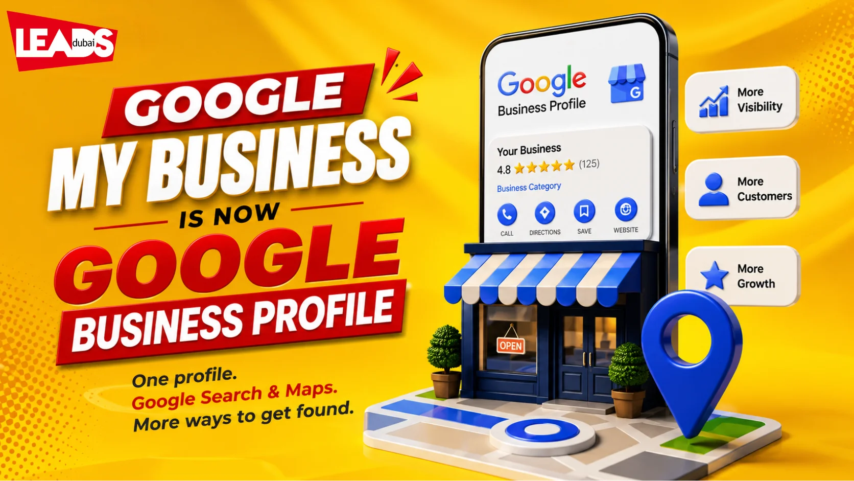 Google My Business is now Google Business Profile: one profile across Google Search and Maps for more visibility, more customers and more growth