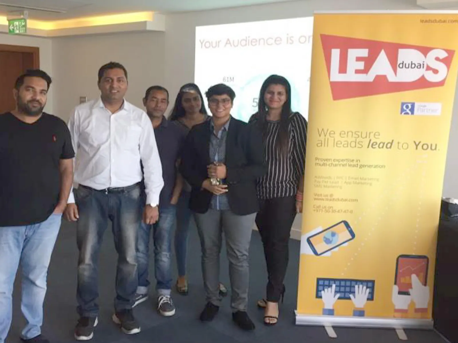 A Leads Dubai digital marketing training session in progress
