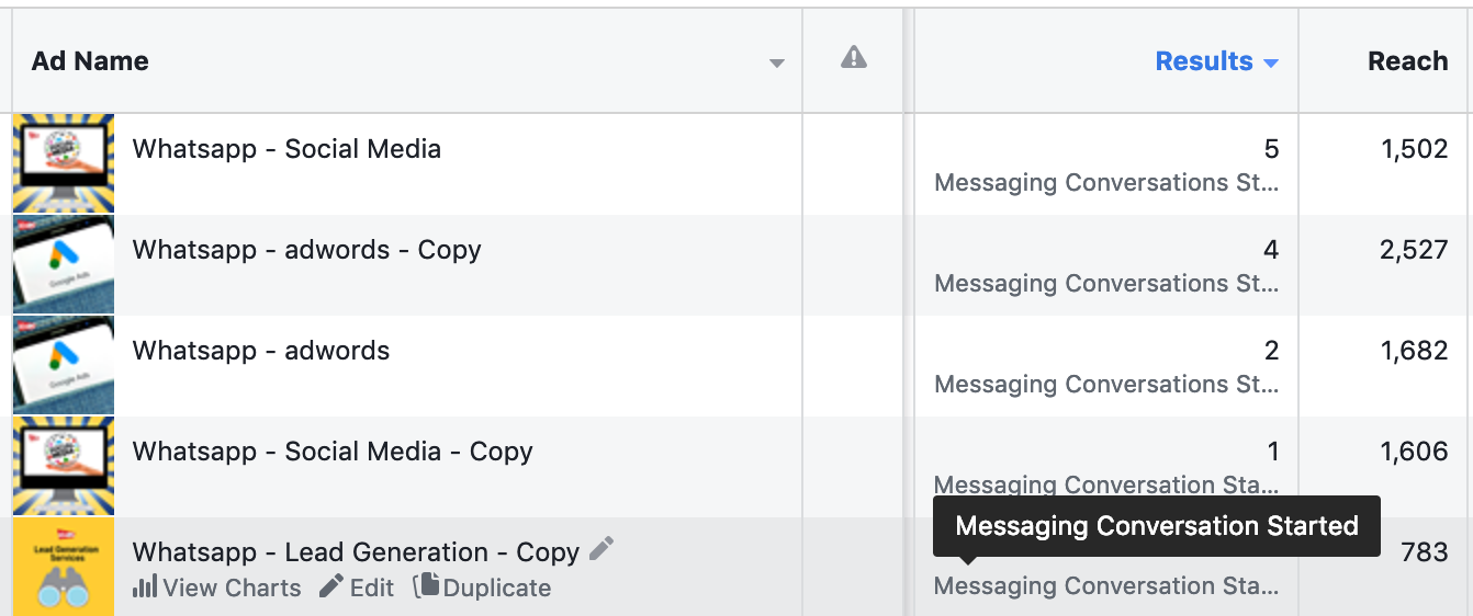 whatsapp messenger ads